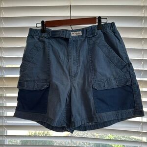 Columbia PFG shorts, blue, size M, 6 inch inseam